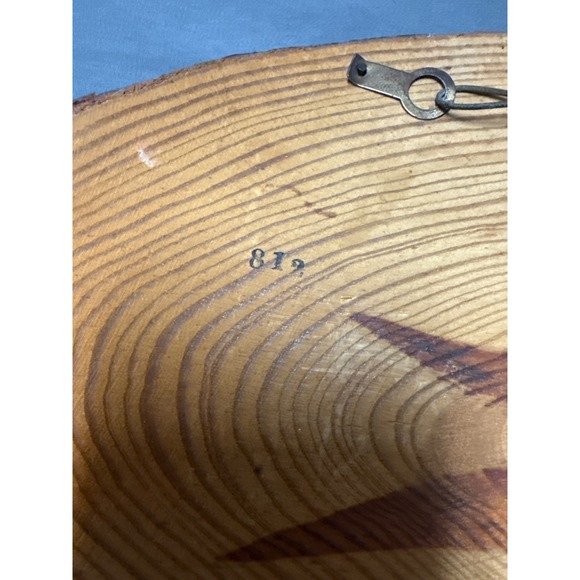 Vintage J.B. Deere Cedarcraft Last Supper Wood Slice Plaque Cullman Alabama Art - Picture 9 of 10